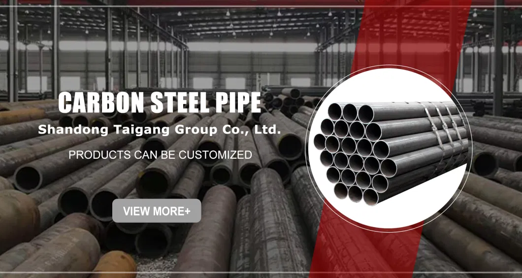 AISI 1020 1045 A36 Q345 Round Rectangular Welded Carbon Steel Pipe for Hot Sale