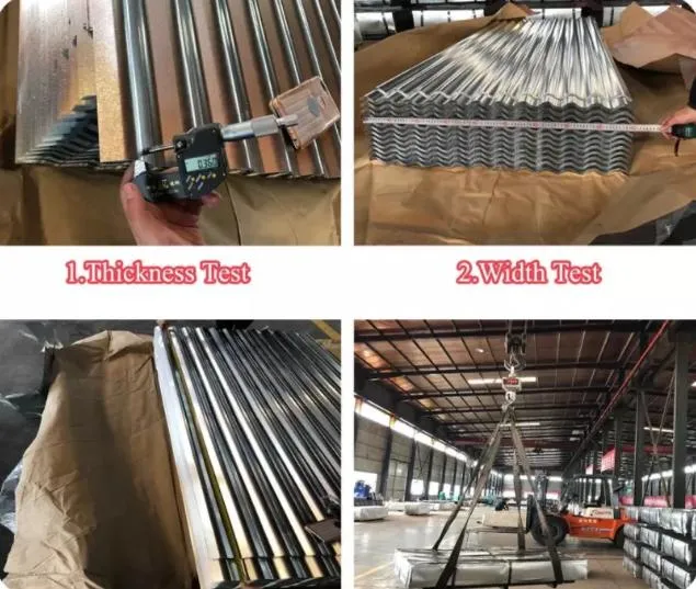 Factory Hot Selling Corrugated Roofing Sheet Dx51d Z30-275g Prepainted Gi / PPGI / PPGL Color Coated Galvanized Steel Corrugated Roofing Sheet Galvanised Sheet