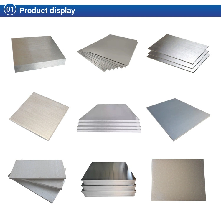 China Manufacture Hot Cold Rolled Carbon/Galvanized/Stainless/Aluminum Steel Plate for Construction