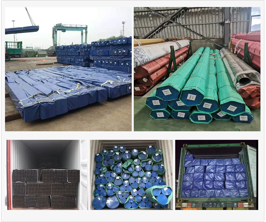 ASTM A500 A36 A53 Ms ERW Hollow Steel Pipe Gi Hot DIP Galvanized Steel Pipe EMT Welded Steel Square Round Pipes