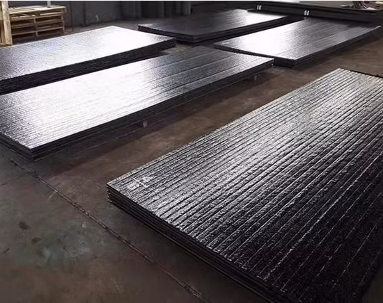 Bimetallic Composite Surfacing Overlay Wear Abrasion Resistant Plate Used in Dredging Ports Mines Cement Plants