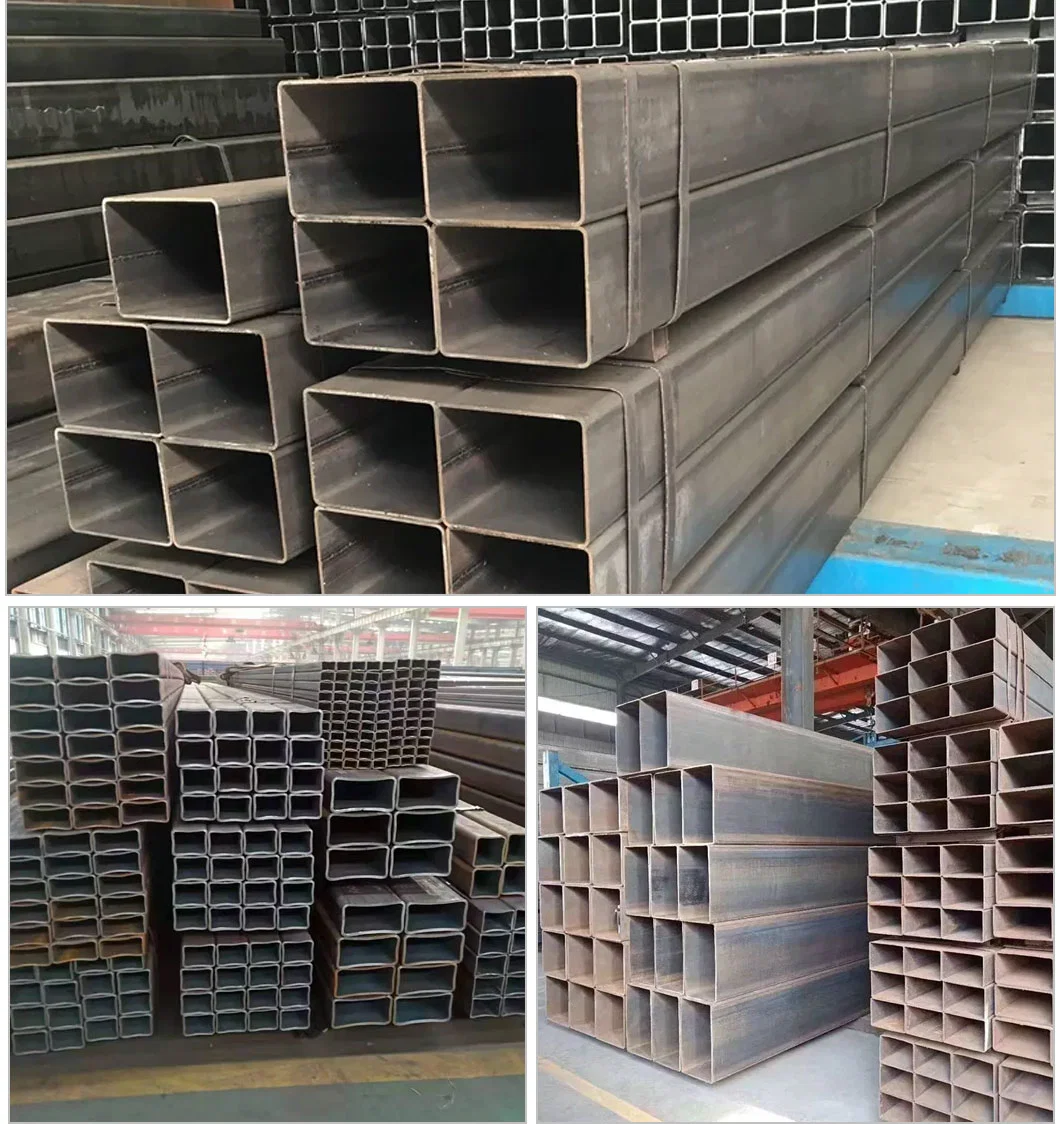 ASTM A500 A36 A53 Ms ERW Hollow Steel Pipe Gi Hot DIP Galvanized Steel Pipe EMT Welded Steel Square Round Pipes