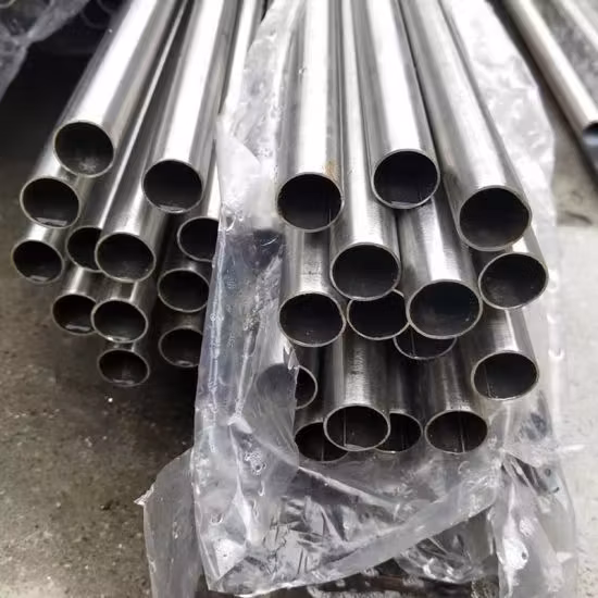 Round Stainless Steel Pipe ASTM A270 A554 SS304 316L 316 310S 440 1.4301 321 904L 201 Square Pipe Inox Ss Seamless Tube
